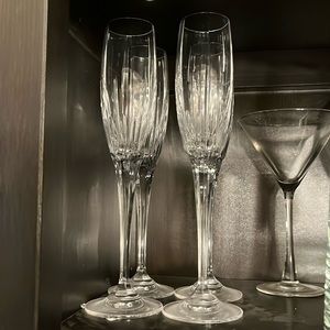 Mikasa Artic Lights Champagne Flutes